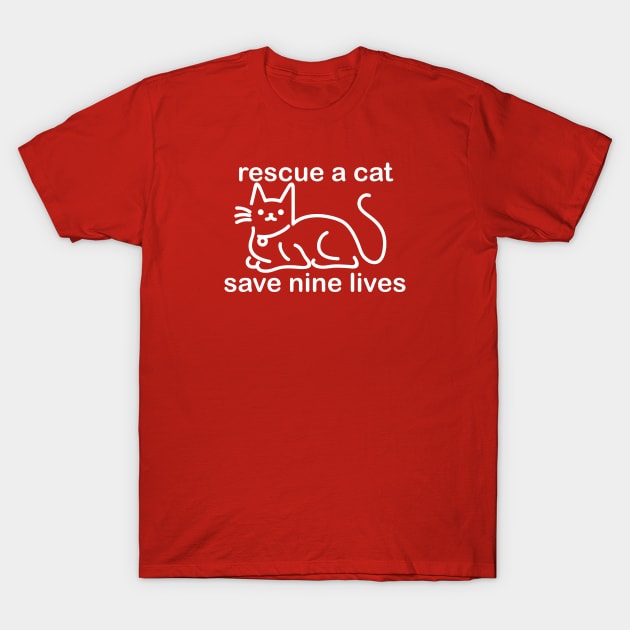 Rescue a cat... T-Shirt by CKline